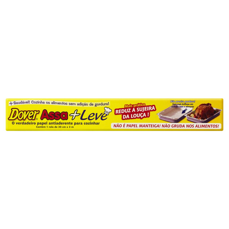 Folha Antiaderente Assa+Leve Dover Roll Tam. 30cmx3m