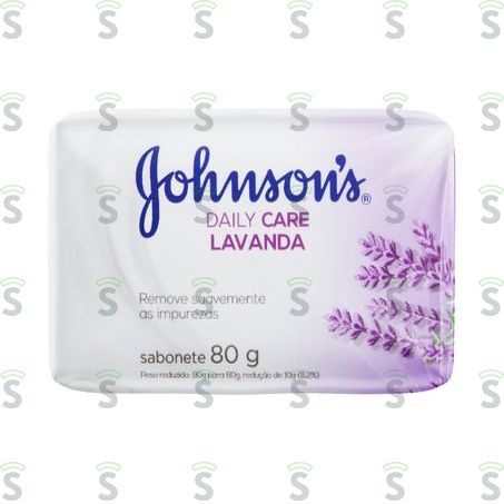  Sabonete Johnson's Lavanda Embalagem 80g