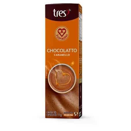 Cápsula Tres 10,5g - Chocolatto Caramello