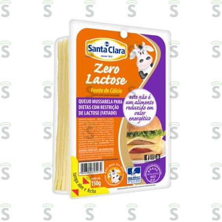  Queijo Mussarela Santa Clara Ze/la 150g