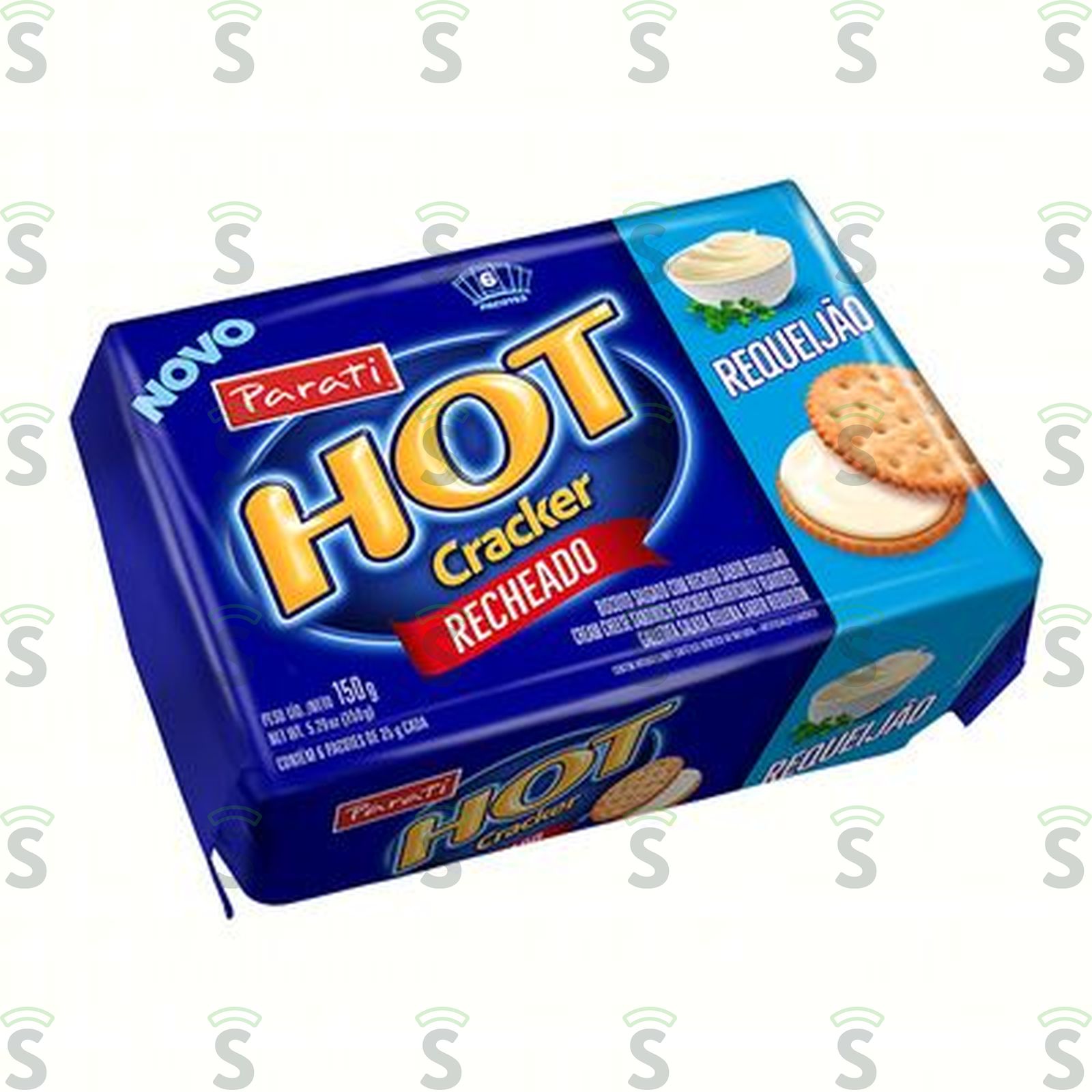 Biscoito Salgado Parati Hot Cracker Requeijão 150G