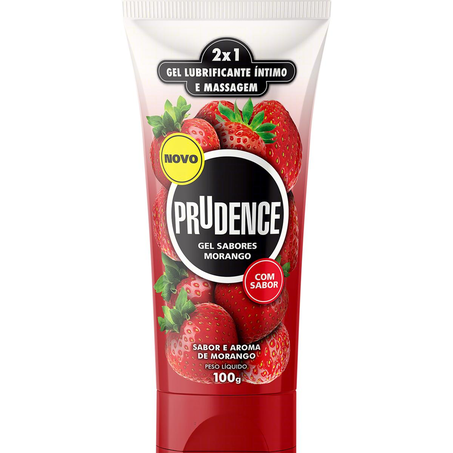 Gel Lubrificante Prudence 100g - Morango