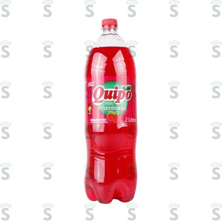  Refrigerante Quipo Sabor Franboesa Garrafa 2lt