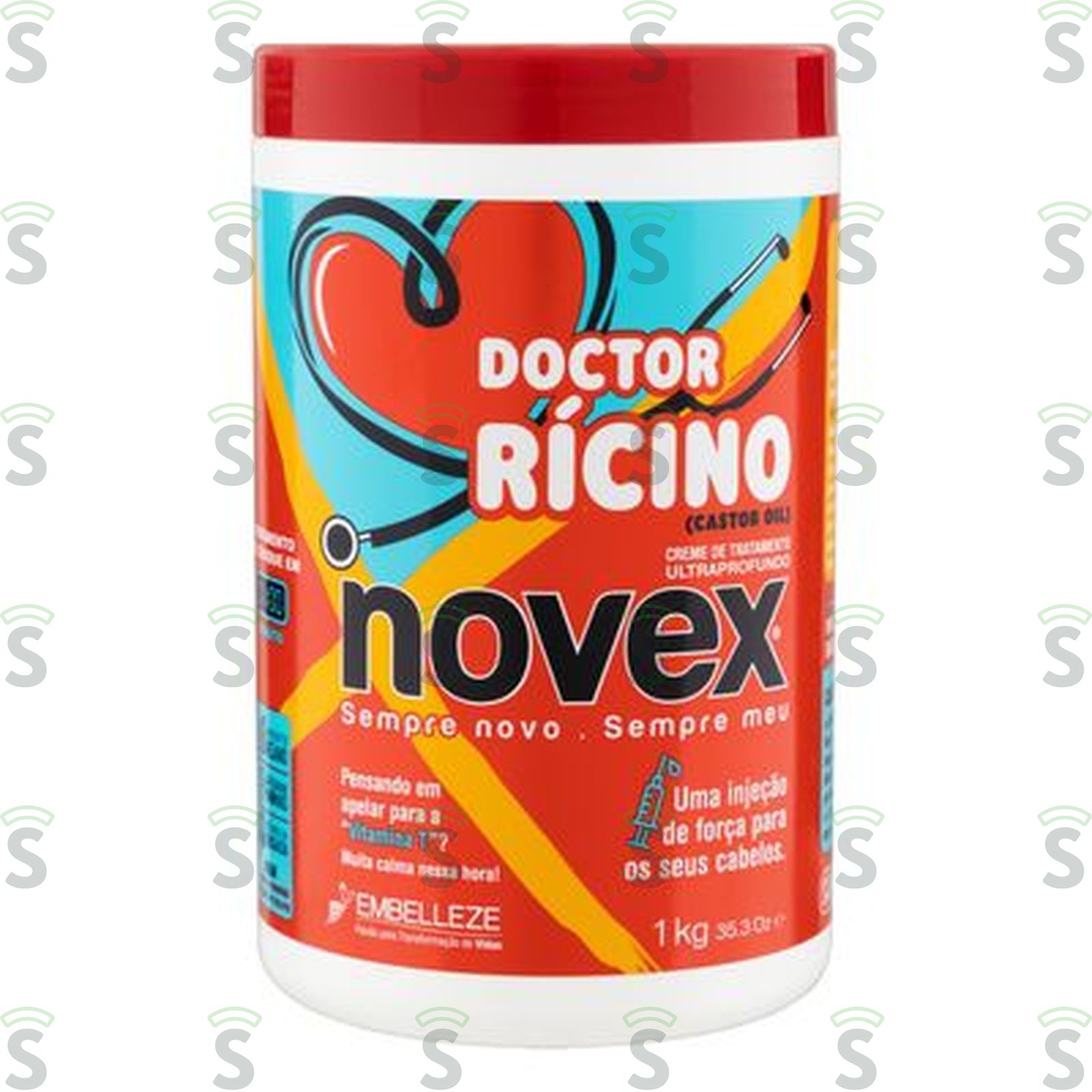 Novex-creme trat.1kg doctor ricino