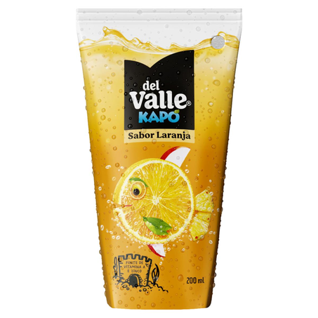 Refresco Kapo Del Valle 200ml - Laranja - TP