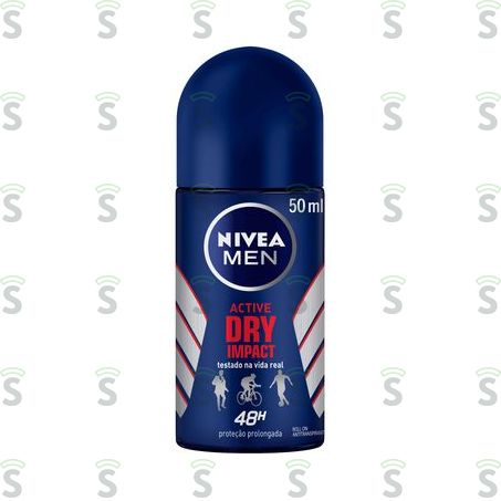  Antitranspirante Roll-on Nivea Men Dry Impact Frasco 50ml