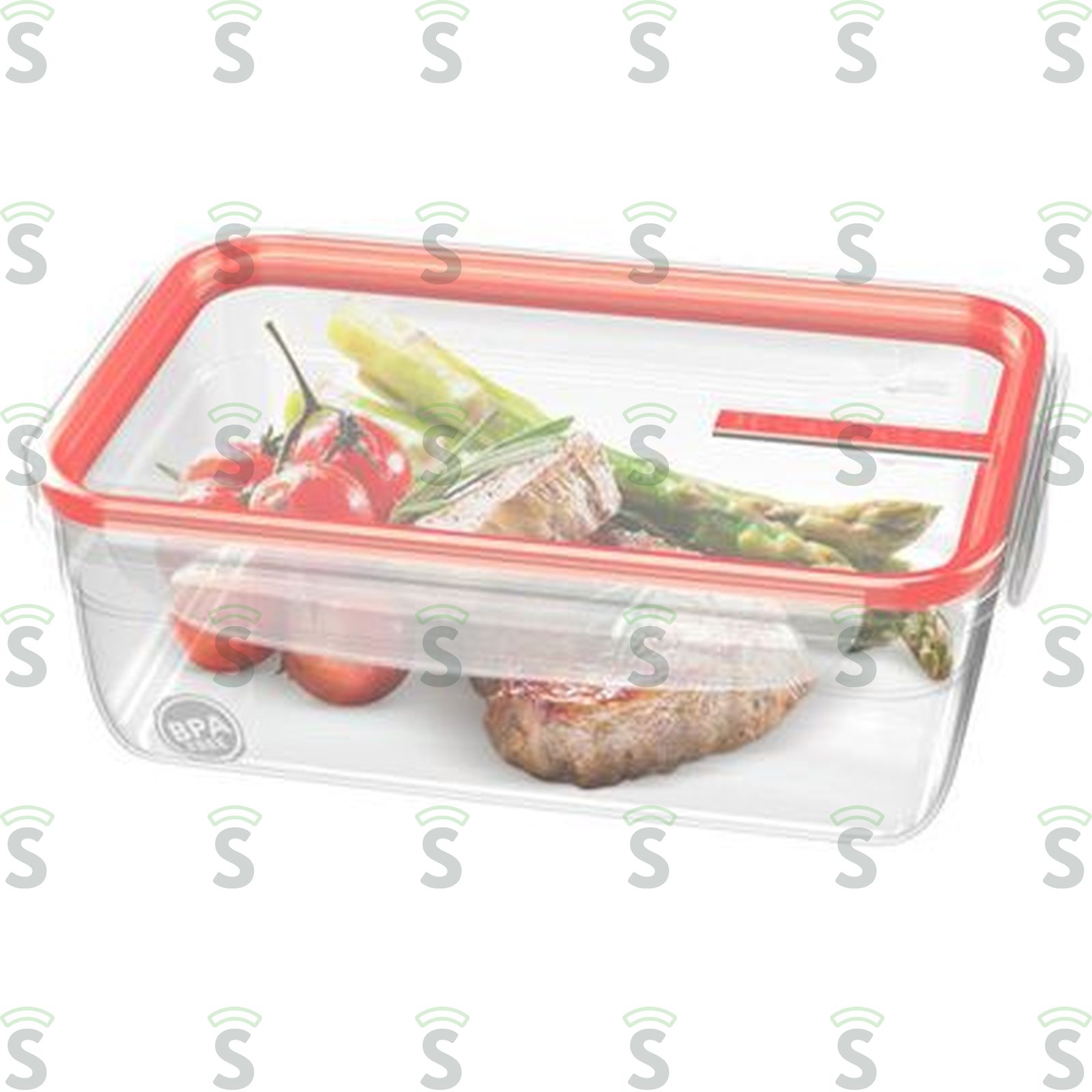 Pote com Travas Sanremo Plástico 1,24 Litro