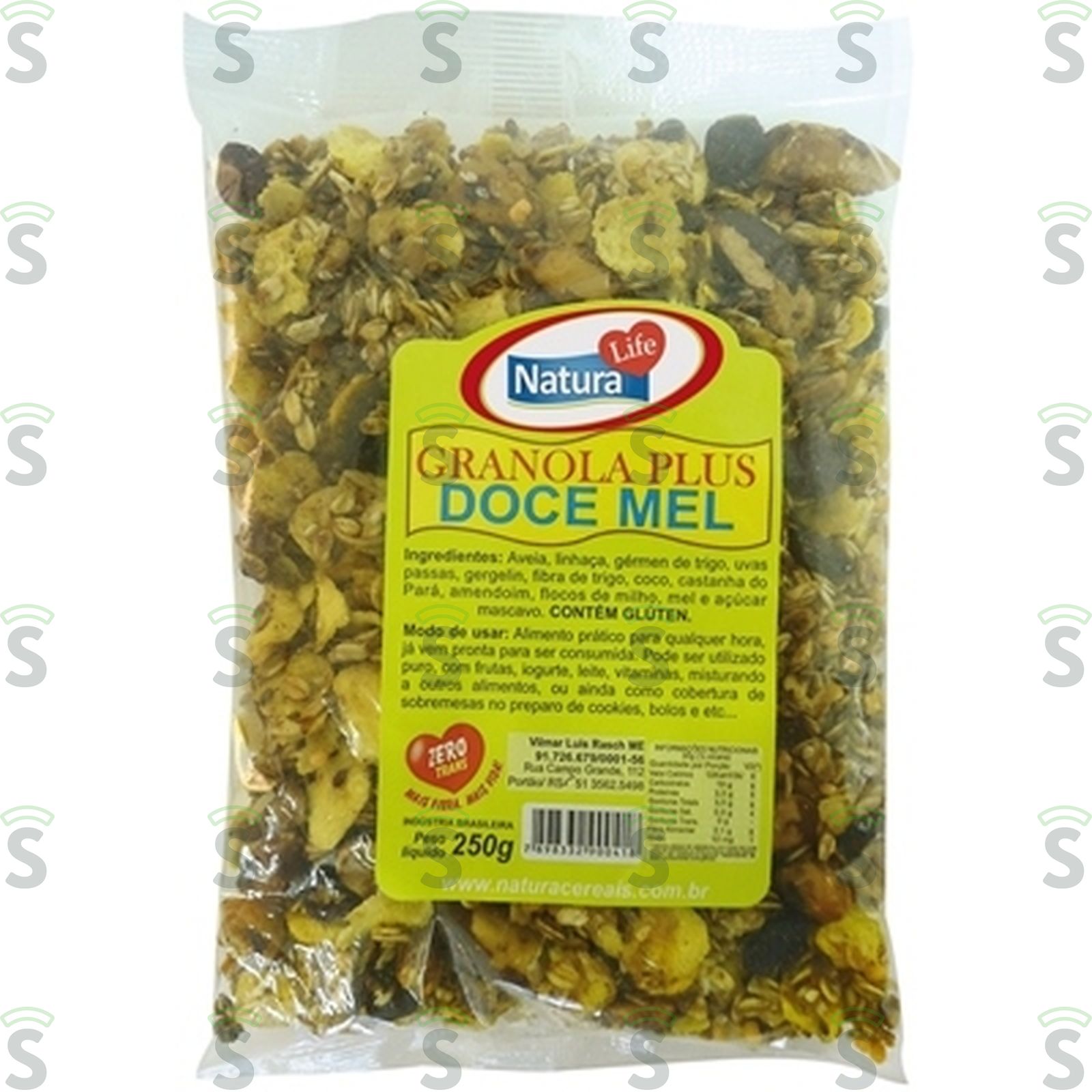 Granola Natura Life Plus Doce Mel 250G