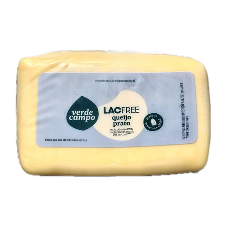 Queijo Prato Zero Lactose Verde Campo Lacfree 500g