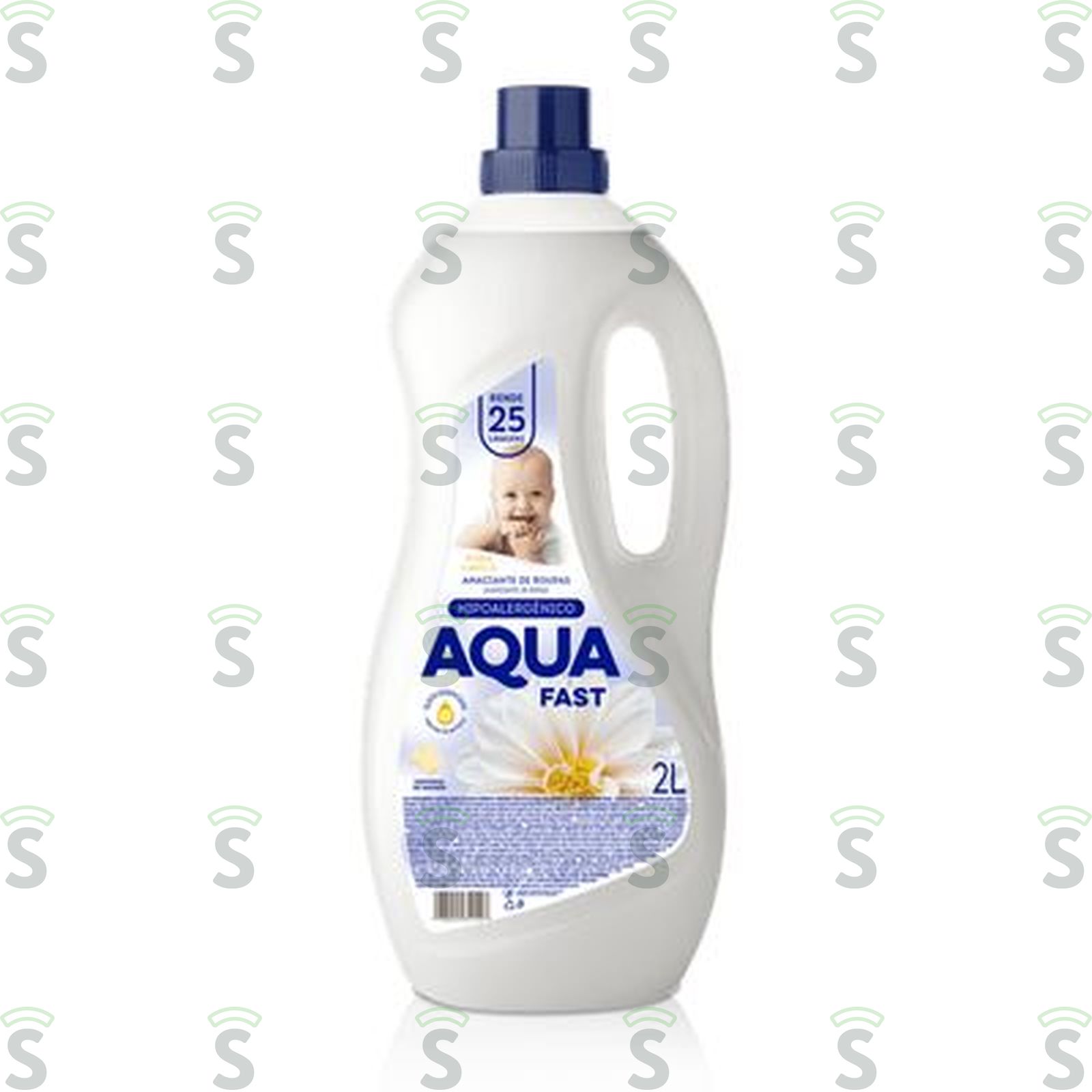 Amaciante de Roupa Diluído Pura Carícia Aquafast Frasco 2LT