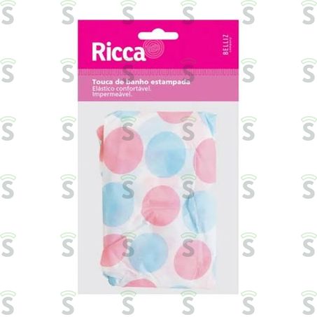  Touca Para Banho Estampada Ricca Embalagem 1un