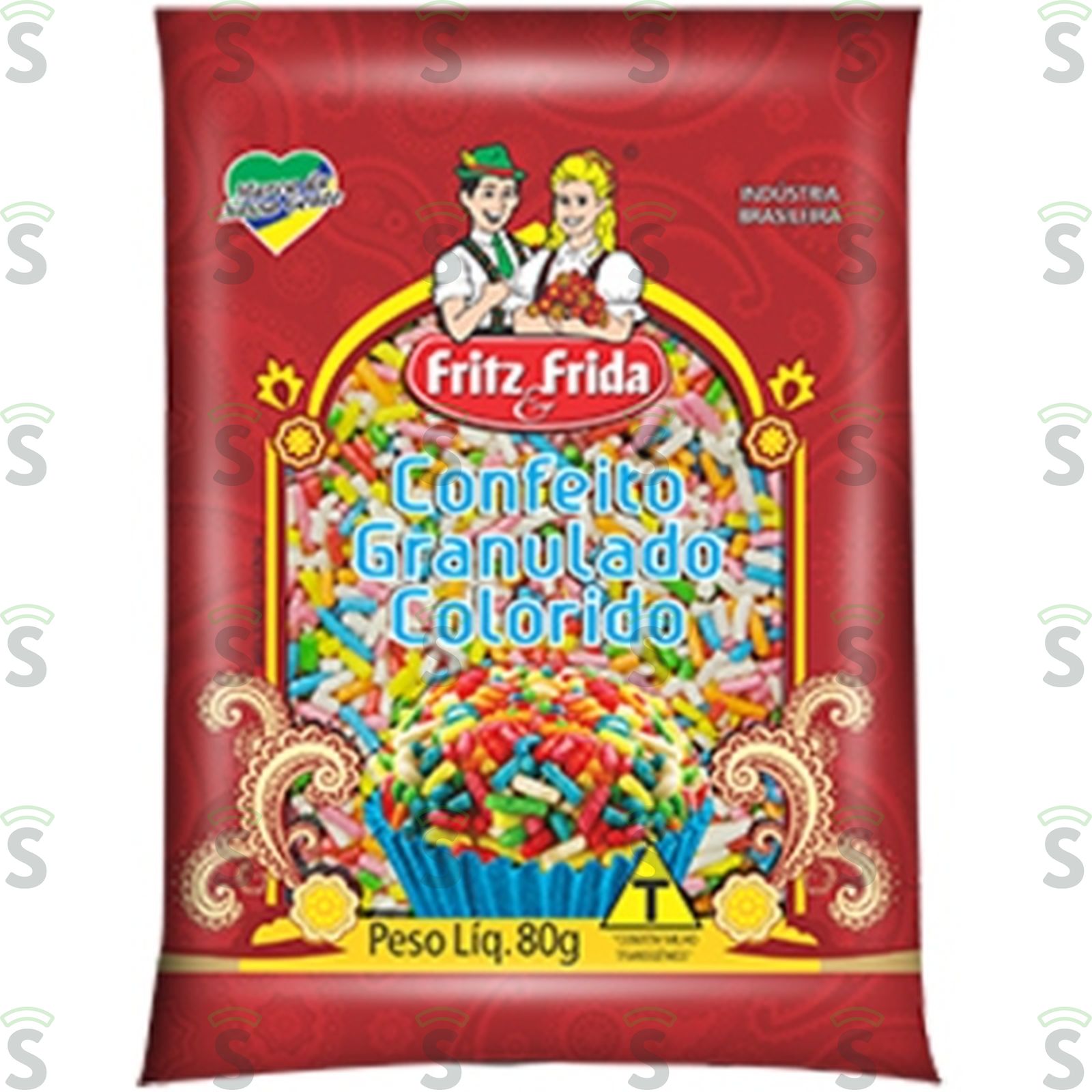 Fritz frida-confeito gran.colorido 80gr