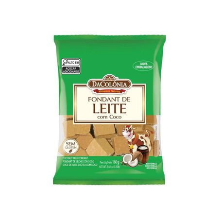 Fondant dacolonia leite c/coco 120g