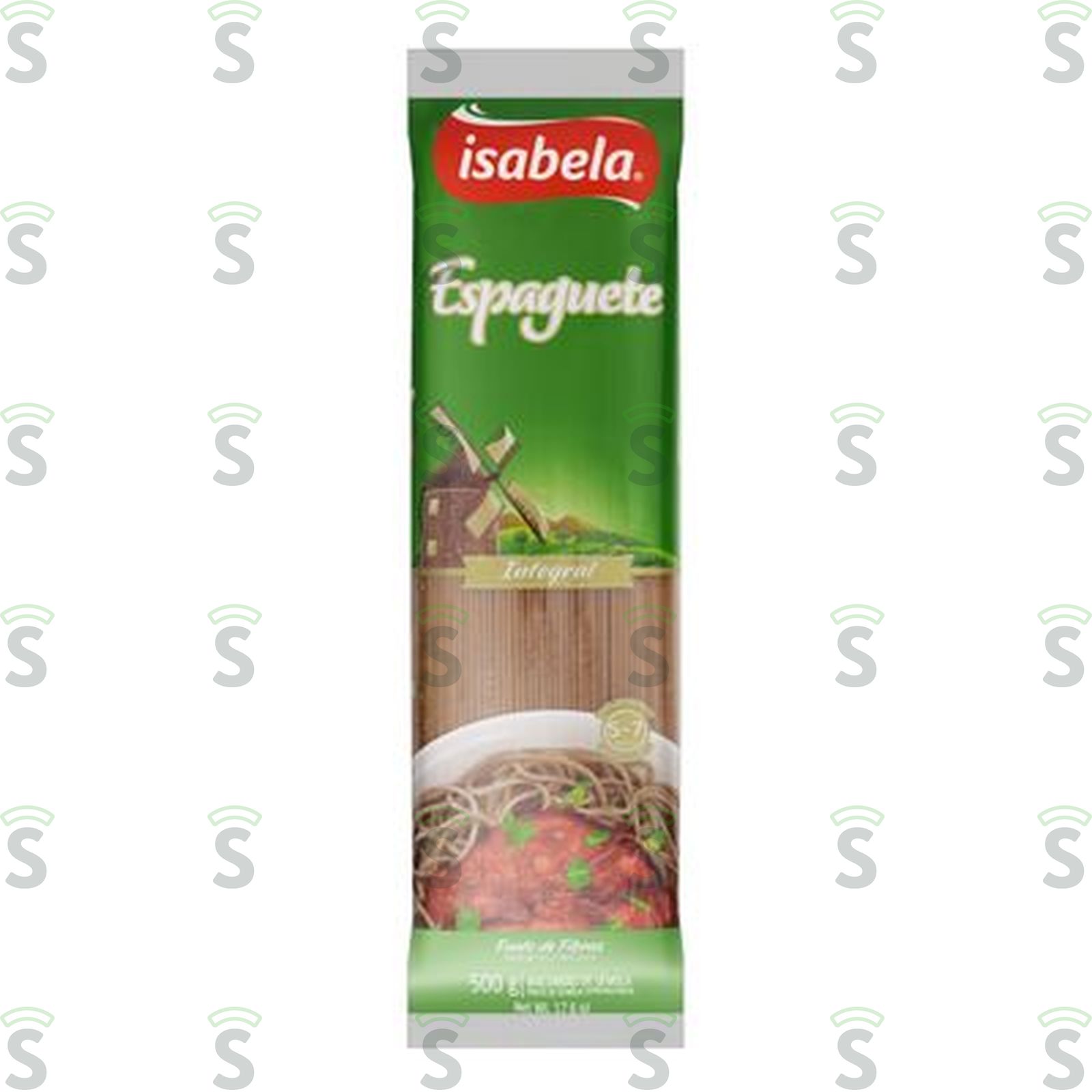Macarrão Espaguete Integral Isabela Embalagem 500G
