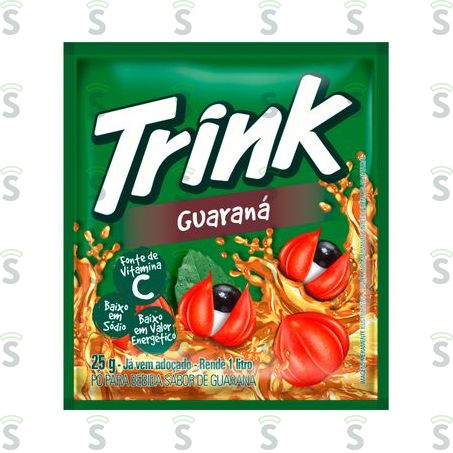  Refresco Em Pó Trink Guaraná Sachê 25g
