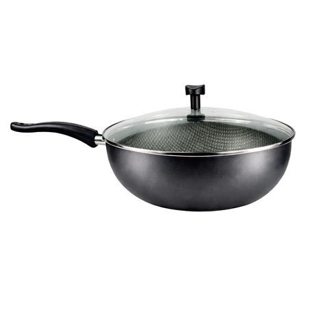 Frigideira Wok Mr. Cook  24cm - Com tampa - Ref. 004067
