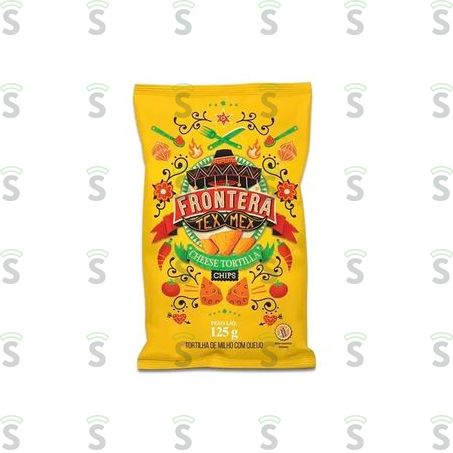  Salgadinho Frontera Tortilla Chips Sabor Queijo 125g