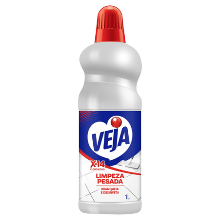 Limpador Limpeza Pesada Veja 1 Litro - Com Cloro Ativo