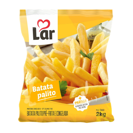 Batata Palito Lar Congelada Pacote 2kg 
 