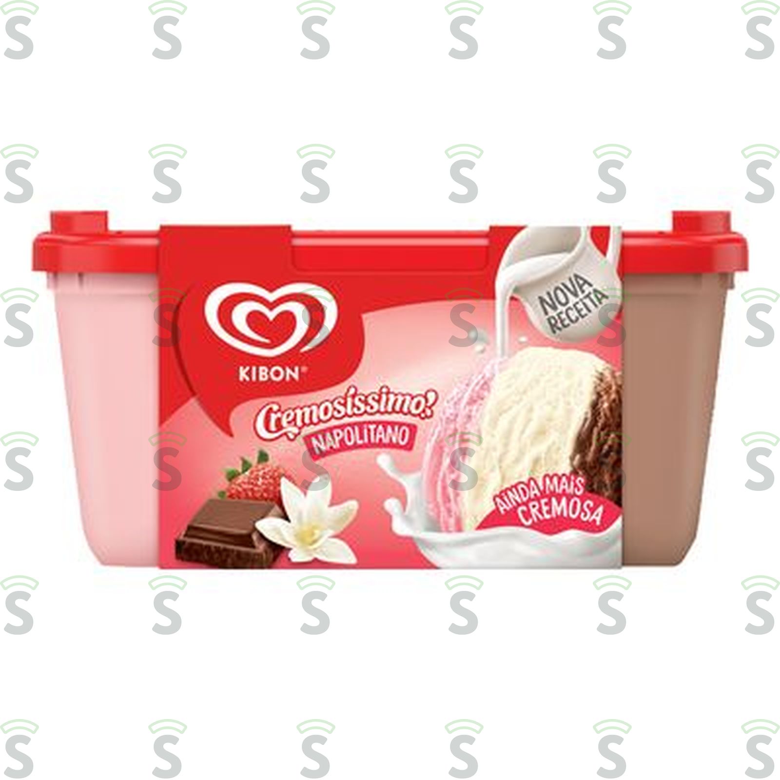 Kibon-sorvete 1.5l napolitano