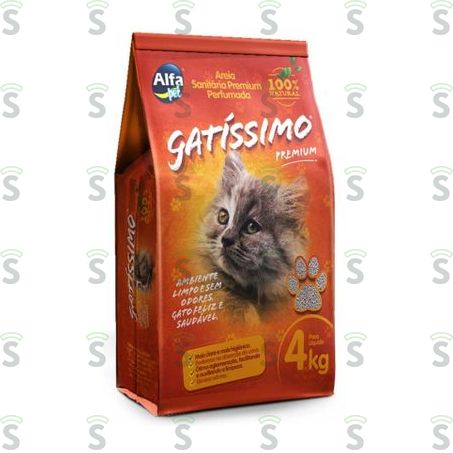  Areia Para Gatos Gatissimo 4kg