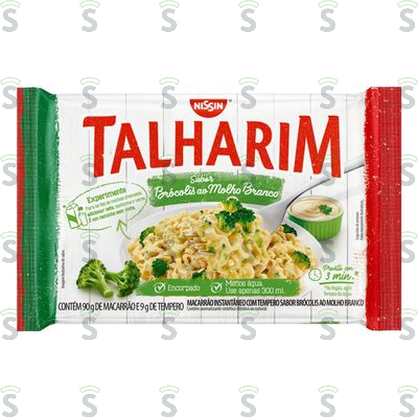 Macarrão Instantâneo Nissin Talharim Brócolis Molho Branco 99G
