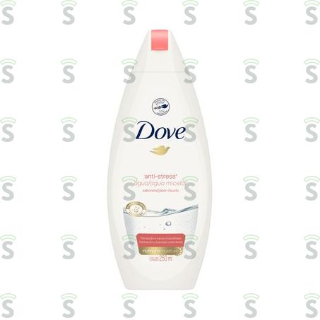  Sabonete Líquido Dove Água Micelar Anti-stress Frasco 250ml