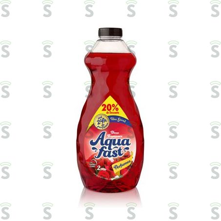  Limpador Perfumado Doce Romance Aquafast Perfumes Frasco Grátis 20% de Desconto 2lt