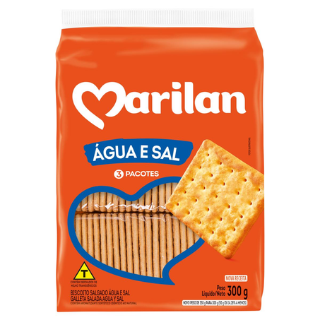 Biscoito Marilan 300g - Água e Sal