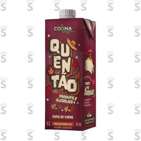  Vinho Collina 1lt Quentao C/alcool Tp