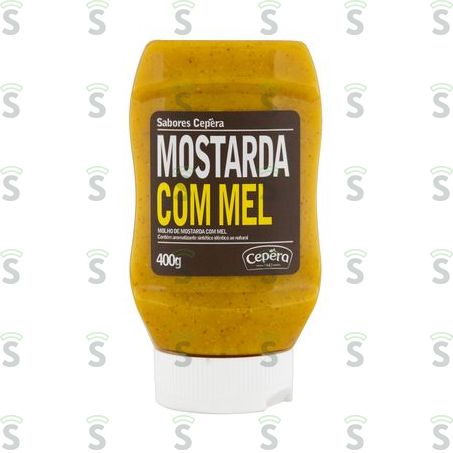  Mostarda Cepêra Com Mel Squeeze 400gr