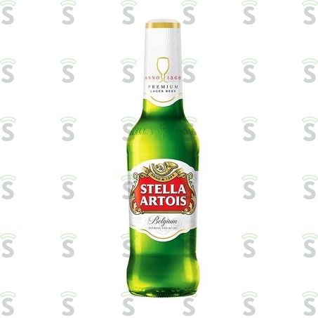  Cerveja Stella Artois Puro Malte Garrafa 330ml - Pacote Com 6un - 1.9lt