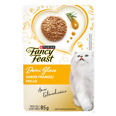 Ração Fancy Feast 85g - Frango - Sachê