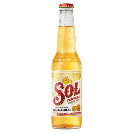 Cerveja Sol 330ml - Premium - Long Neck