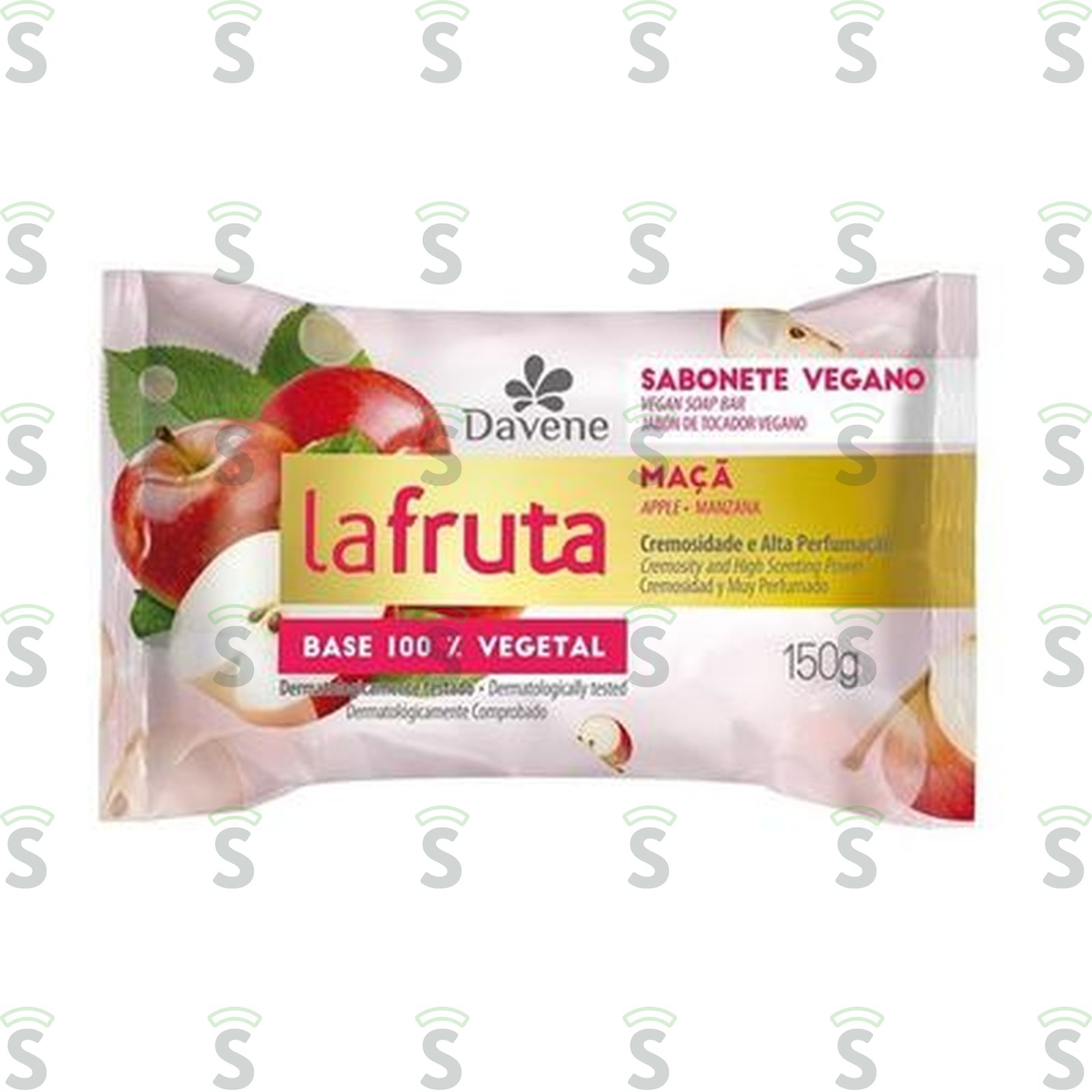 Sabonete Barra Vegetal Maçã Davene La Fruta 150G
