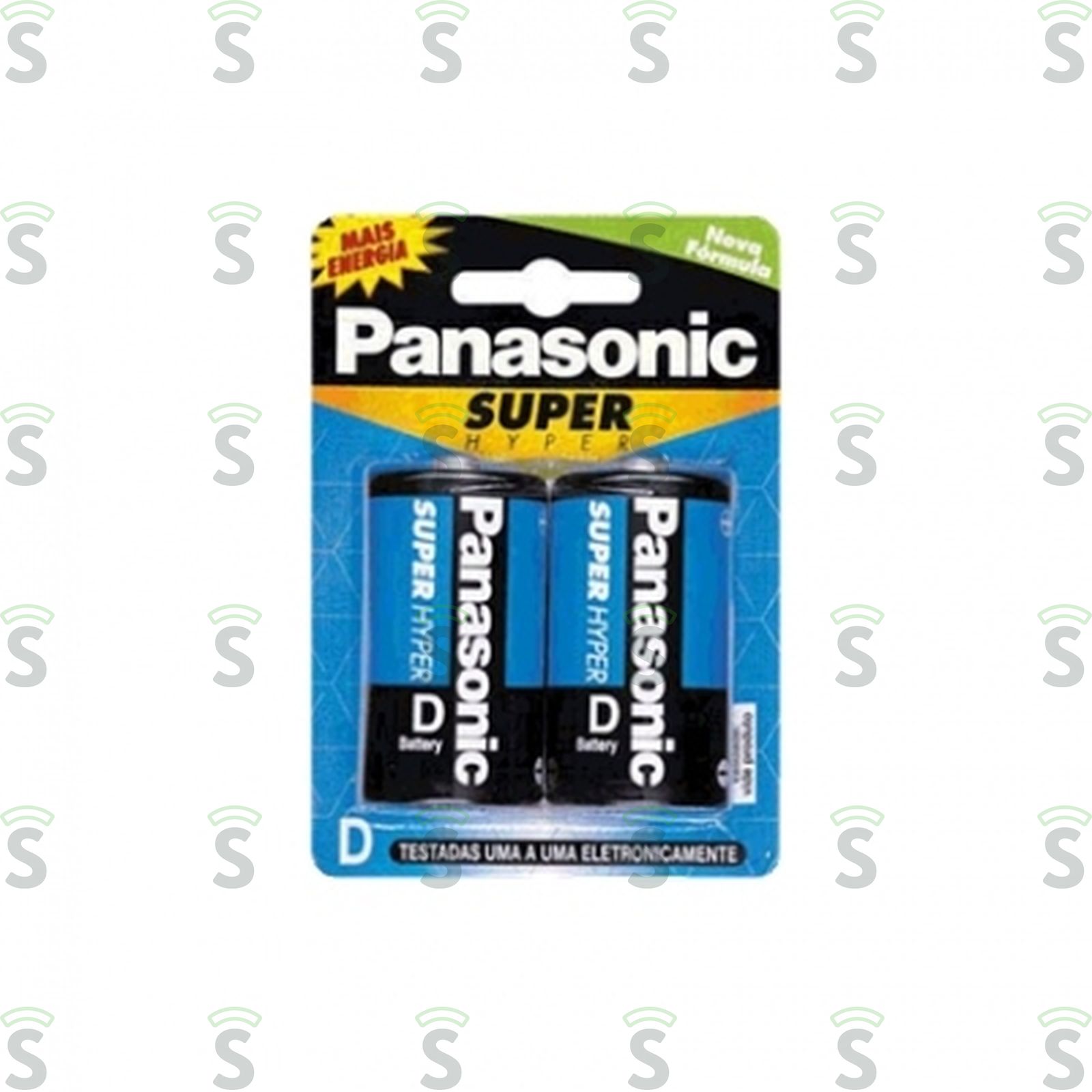Pilha Panasonic Super Hyper D Grande Embalagem 2UN