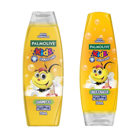 Shampoo Infantil Palmolive Kids 315ml + Condicionador Todos Tipos Cabelos 315ml
