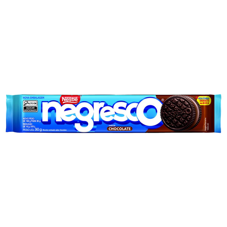 Biscoito Recheado Nestlé 90g - Negresco - Chocolate