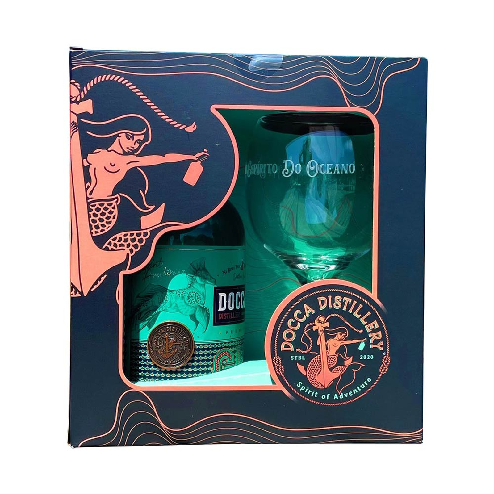 Kit Gin Docca Distillery 750ml + Taça London Dry Galeria-0