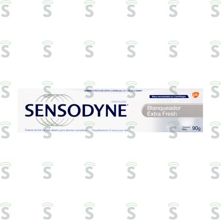  Creme Dental Branqueador Sensodyne Extra Fresh Caixa 90gr