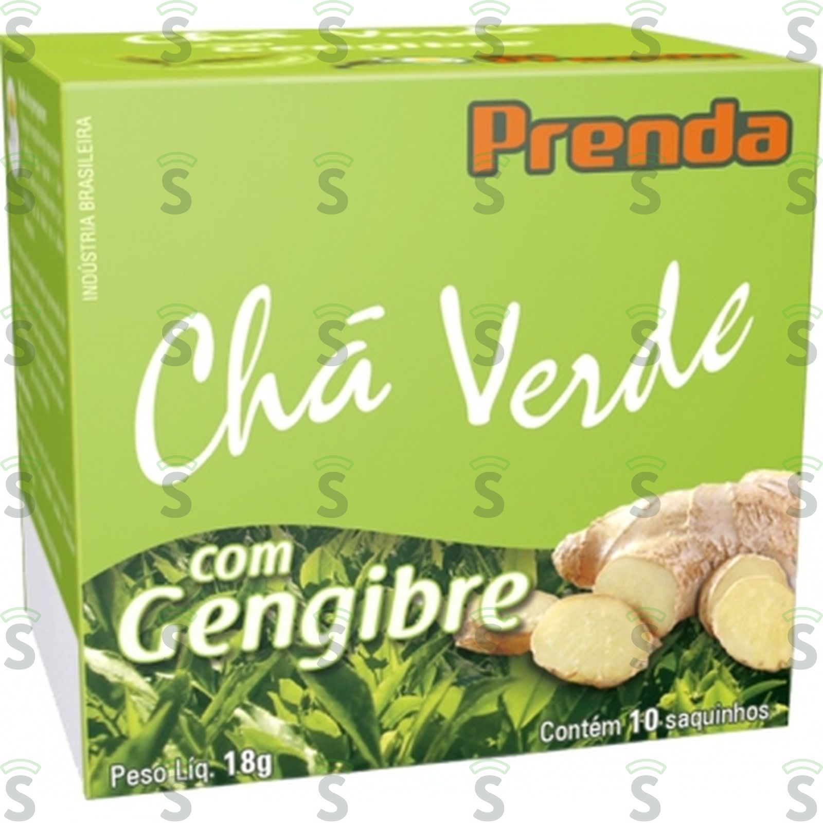 Prenda-cha verde c/gengibre 18g c/10