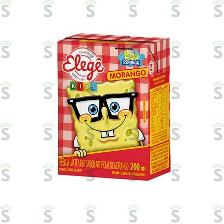  Elege-bebida Lactea Kids Morango 200ml