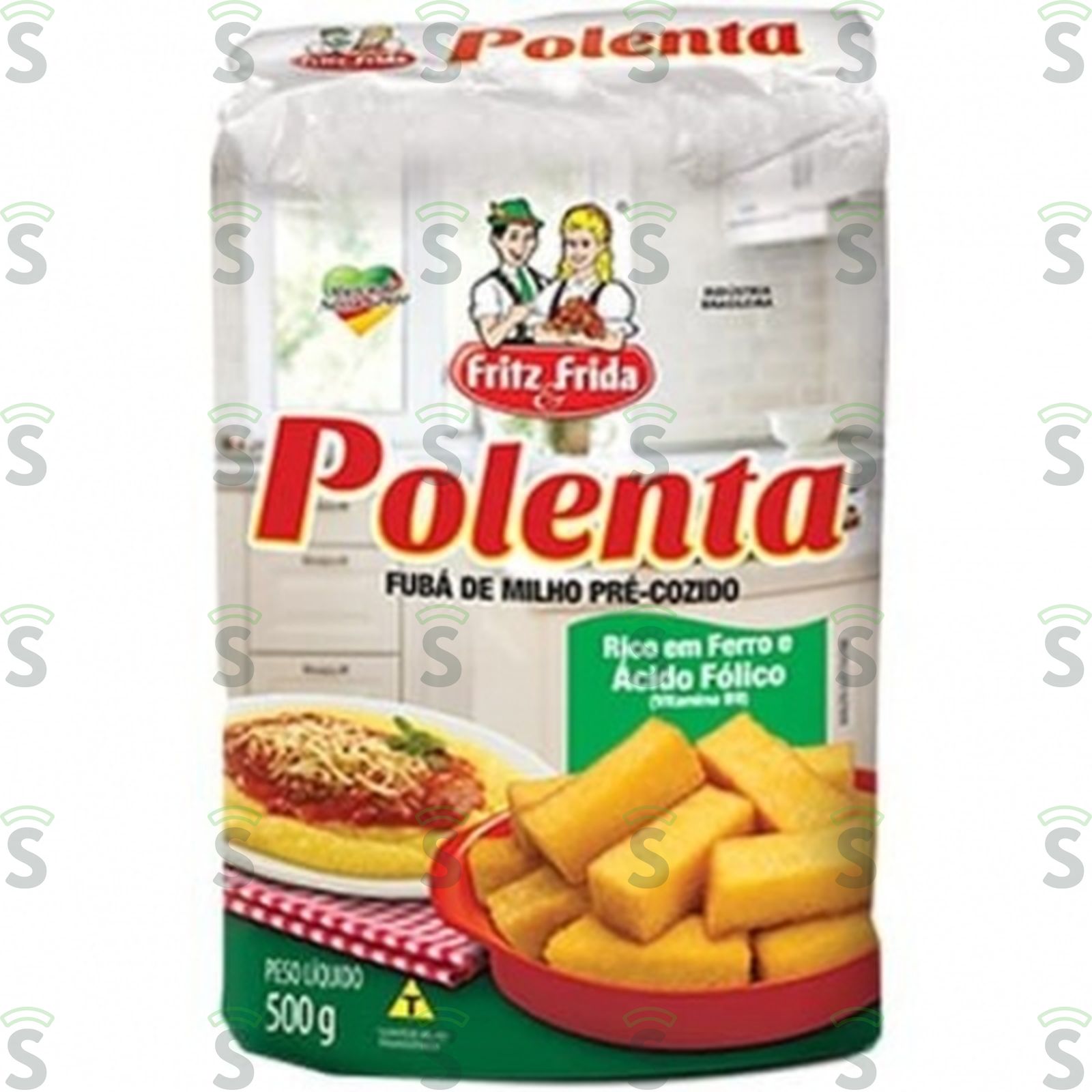 Polenta Fritz E Frida Pré-Cozida 500G