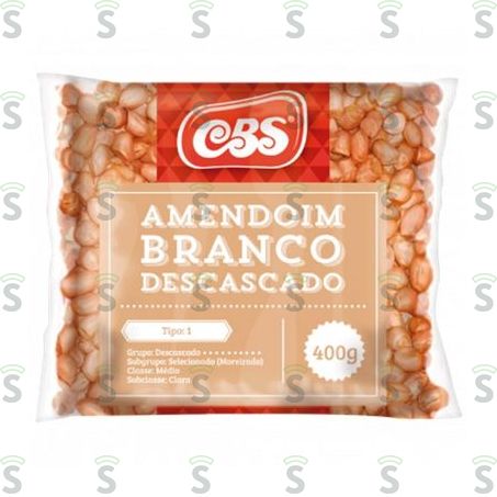  Amendoim Branco Descascado Cbs 400g