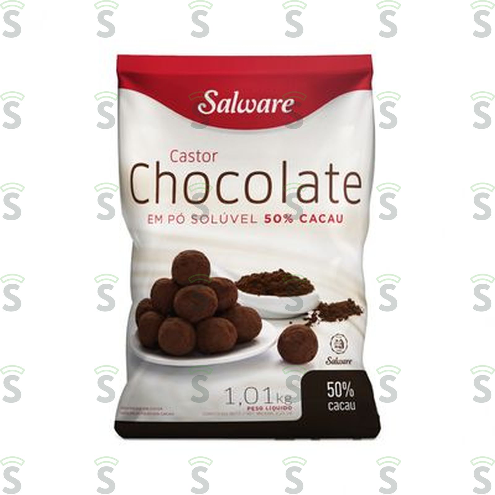 Chocolate em Pó Castor 50% Cacau 1,010kg
