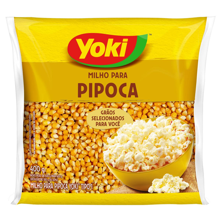 Milho para Pipoca Yoki 400g - Nacional