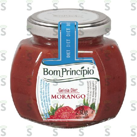  Geleia Bom Principio Diet Morango 230g