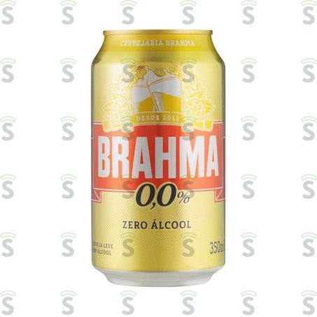  Brahma-cerveja Zero Alcool 350ml Lata