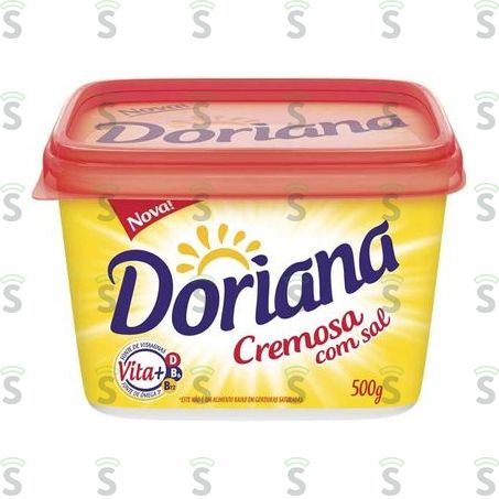  Margarina Doriana Cremosa Com Sal Pote 500g