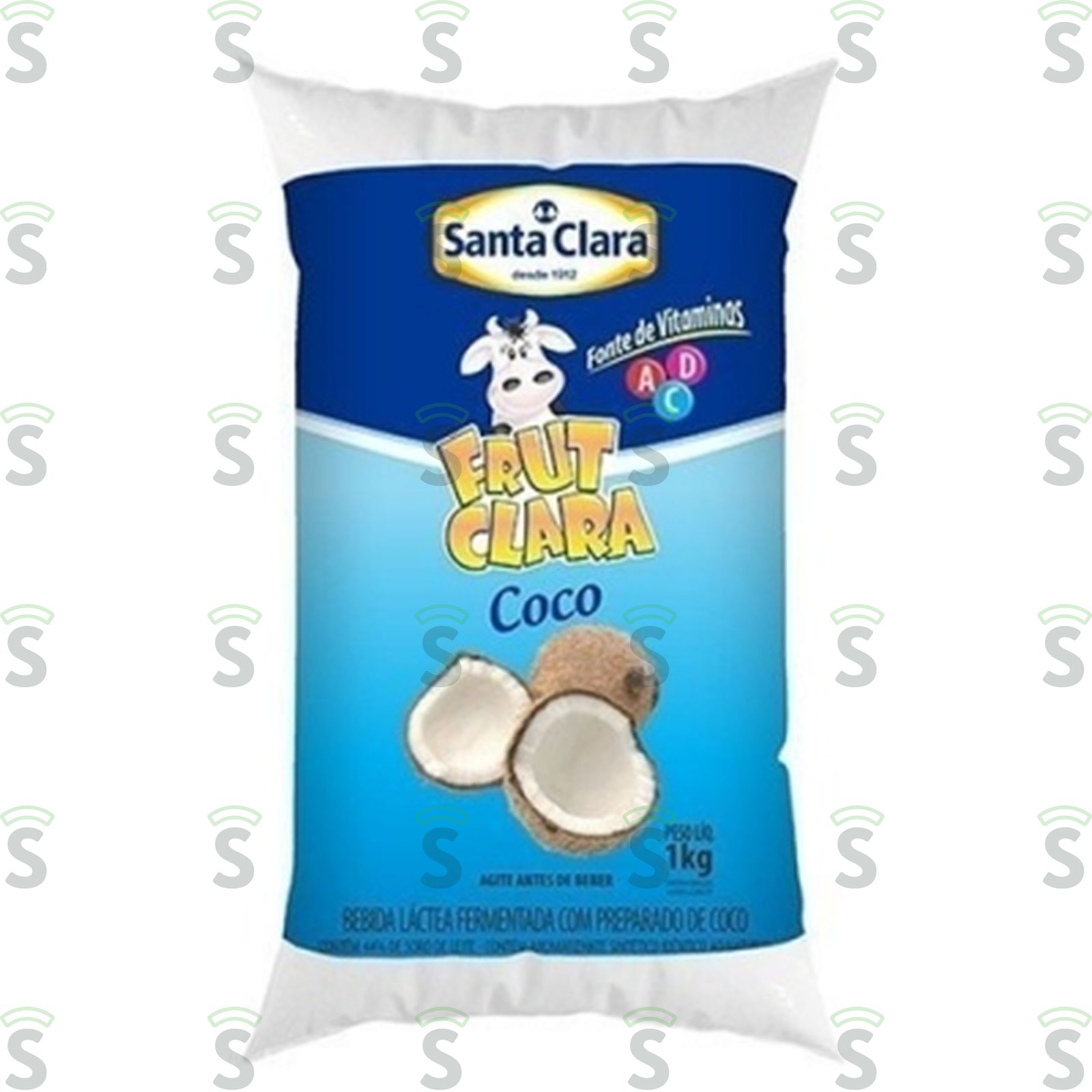 Bebida Láctea Santa Clara Frut Coco Saco 1LT
